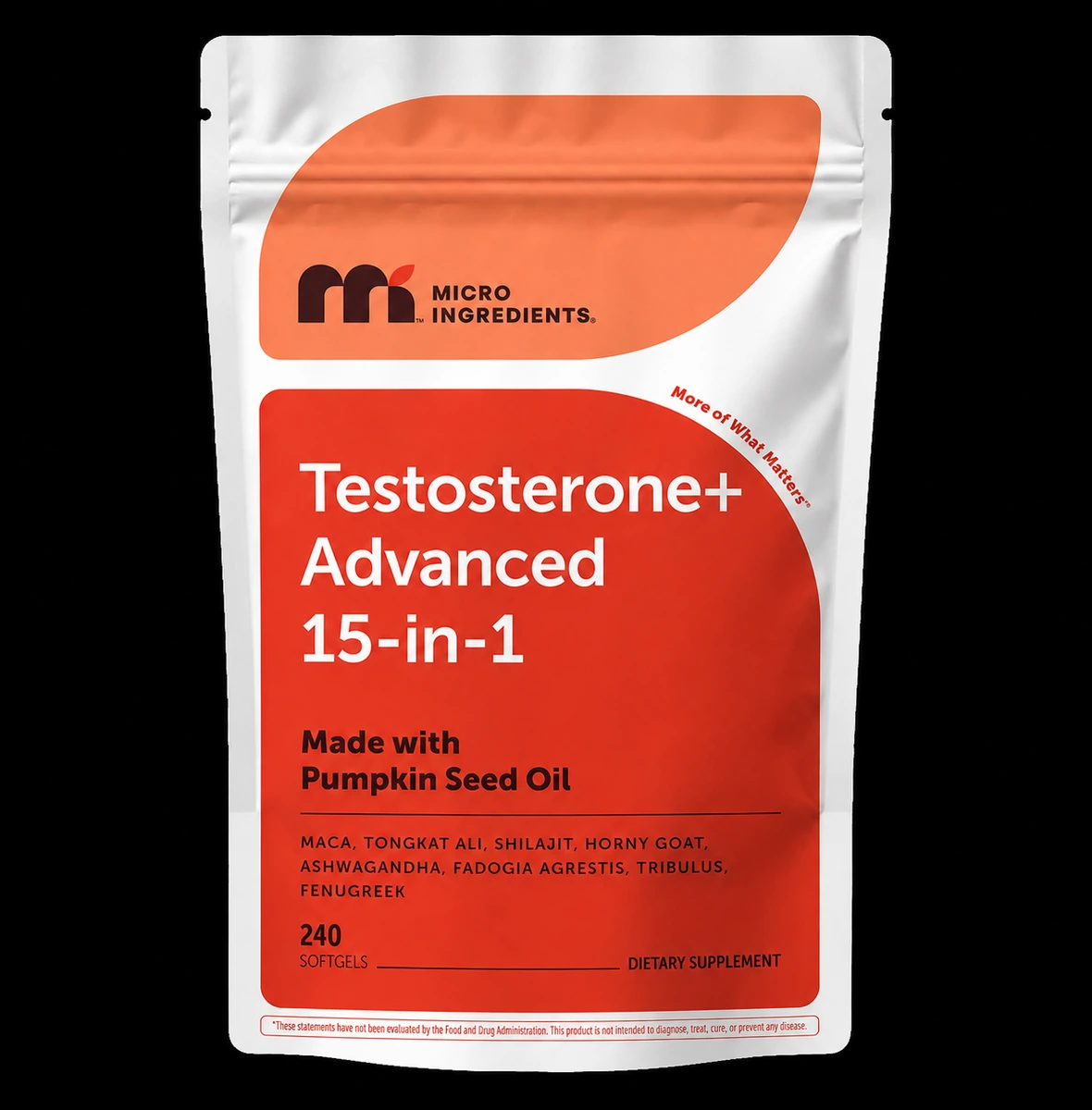 Testosterone+ Advanced 15-in-1 Micro Ingredients